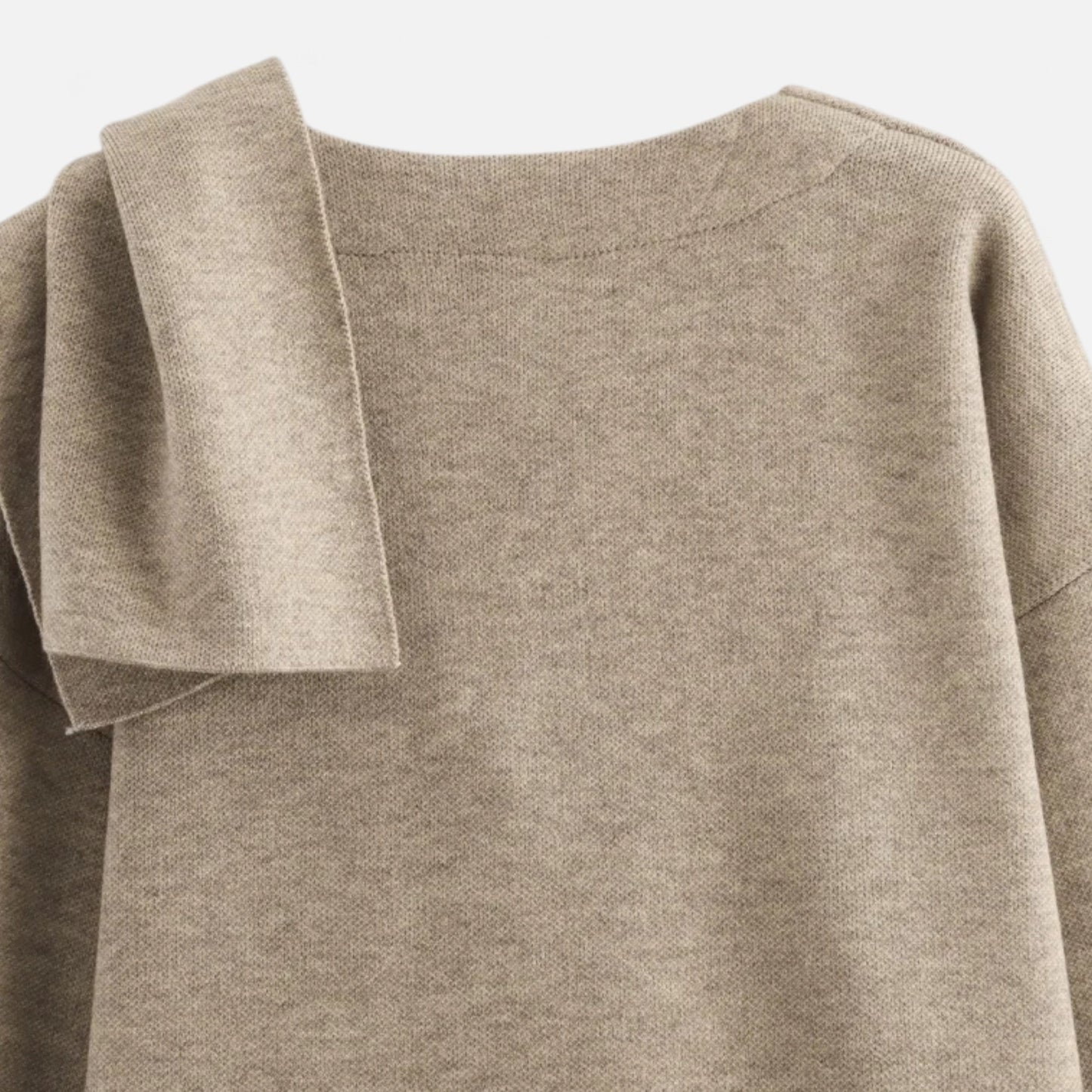 Abrigo Mujer Invierno Acolchado con Bufanda Asimétrica