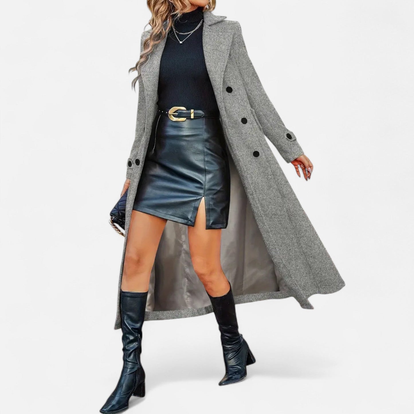 Abrigo Largo de Invierno para Mujer